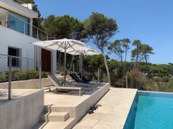 Indus parasols on the terrace of a private house.